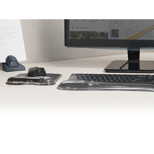 DUO GEL MOUSE PAD WRIST REST GRAY