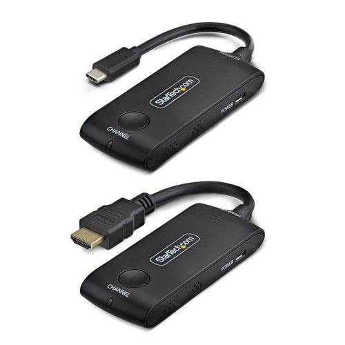 WIRELESS USB-C HDMI EXTENDER - 65FT USB POWERED PLUG AND PLAY (4KUSBC-WIRELESS-65FT)