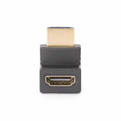DOWN ANGLE HDMI ADAPTER M/F 90-DEGREE/HDMI 2.0/4K 60HZ