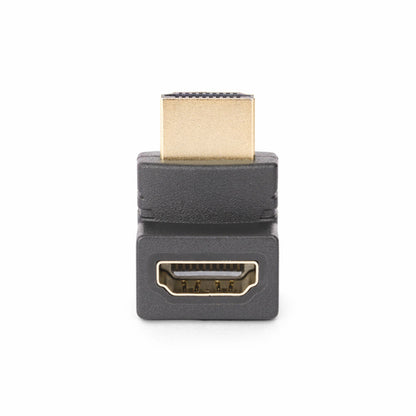 DOWN ANGLE HDMI ADAPTER M/F 90-DEGREE/HDMI 2.0/4K 60HZ