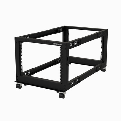 8U OPEN FRAME SERVER RACK 4 POST NETWORK AV EQUIPMENT RACK