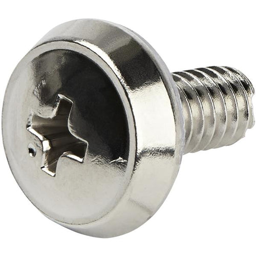 12-24 SERVER RACK SCREWS NICKEL 50 PACK SERVER RACK MOUNTING SCREWS