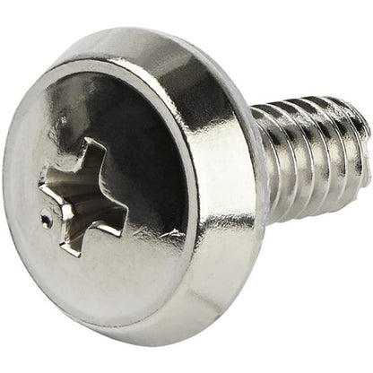 12-24 SERVER RACK SCREWS NICKEL 50 PACK SERVER RACK MOUNTING SCREWS