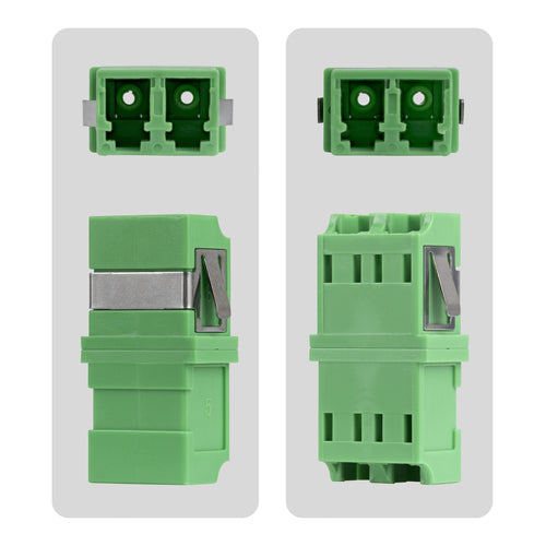 LC FIBER COUPLER 10 PACK LC/APC OS2 SINGLE MODE SC FOOTPRINT