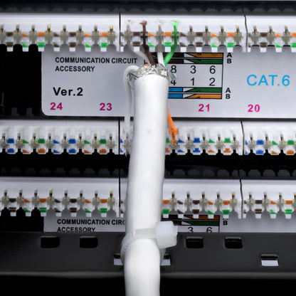48-PORT 2U CAT6 PATCH PANEL RACKMOUNT/UTP/RJ45/110 PUNCH DOWN