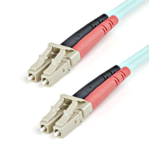 1M MULTIMODE FIBER OPTIC CABLE OM3 LC/LC 50/125 LSZH FIBER CABLE