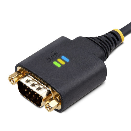 2FT 2-PORT USB SERIAL CABLE - USB TO DUAL DB9 RS232 ADAPTER (2P1FFC-USB-SERIAL)