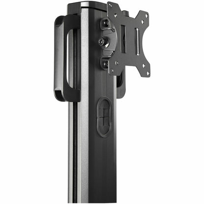 MOBILE WORKSTATION CART WITH MONITOR MOUNT HEIGHT ADJUST CART