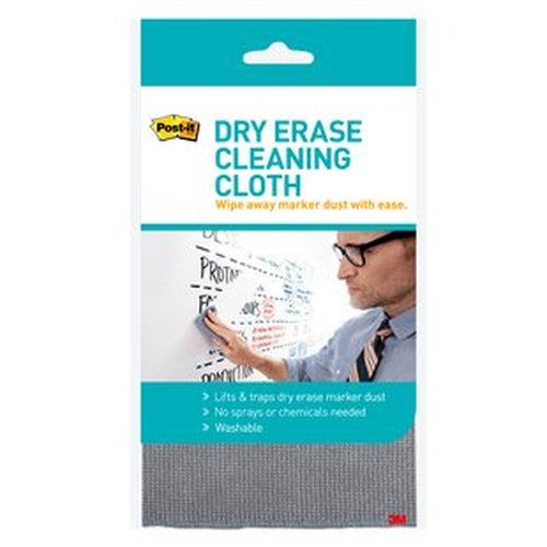 DRY ERASE CLEANING CLOTH GRAY