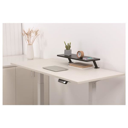 CLAMP ON MONITOR RISER SHELF ELEVATED COMPUTER MONITOR PLATFORM