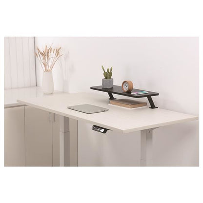 CLAMP ON MONITOR RISER SHELF ELEVATED COMPUTER MONITOR PLATFORM