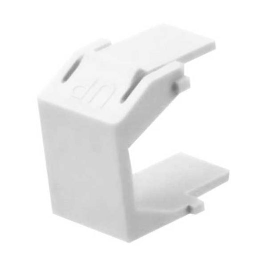 BLANK MODULE INSERT WHITE 10-PK