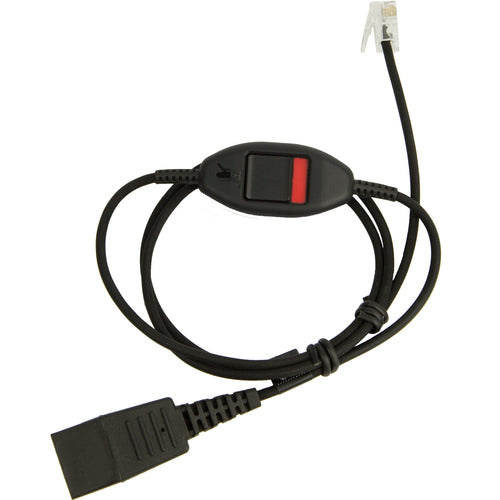 QD MUTE CABLE STRAIGHT 0.8M QD TO MOD 4/4