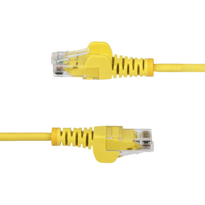 SLIM CAT6 CABLE YELLOW LSZH SLIM SNAGLESS RJ45 UTP PATCH CABLE
