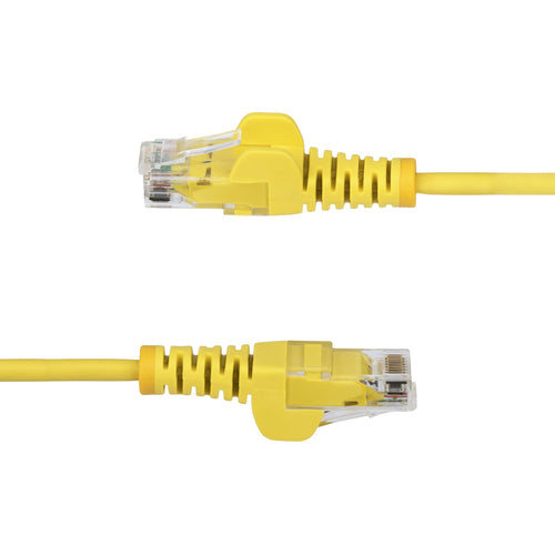 SLIM CAT6 CABLE YELLOW LSZH SLIM SNAGLESS RJ45 UTP PATCH CABLE (N6PAT6INYLS)