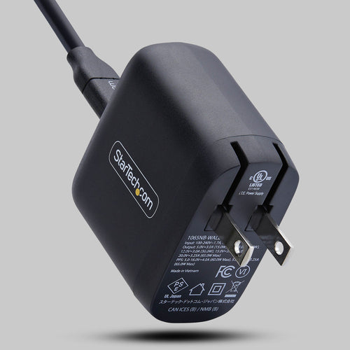 65W USB-C LAPTOP CHARGER GAN WITH POWER ADAPTER BRICK