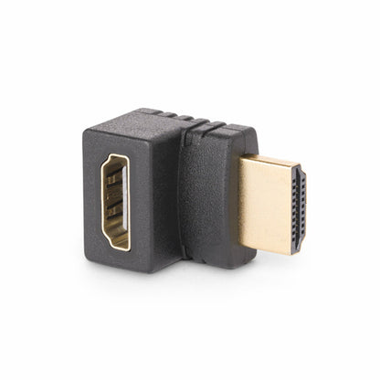 DOWN ANGLE HDMI ADAPTER M/F 90-DEGREE/HDMI 2.0/4K 60HZ