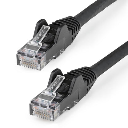 50FT BLACK CAT6 ETHERNET CABLE LSZH SNAGLESS PATCH CABLE LAN RJ45