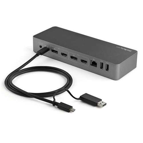 DUAL MONITOR USB C USB A DOCK TYPE C DOCKING STATION USBC DOCK