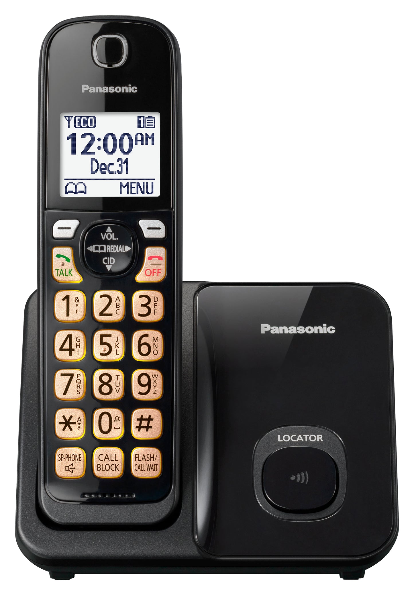 Cordless Telephone in Black