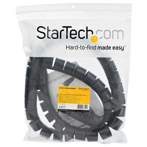 4.9FT COILED CABLE MANAGEMENT SLEEVE SPIRAL CORD WIRE ORGANIZER