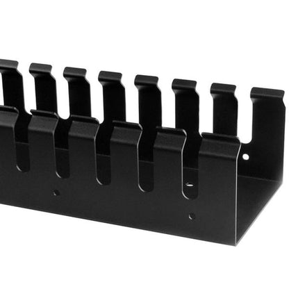 CABLE MANAGEMENT DUCT 6FT SERVER RACK VERTICAL FINGER SLOT