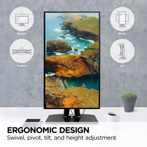 24IN FULL HD IPS MONITOR WITH USB-C DISPLAYPORT HDMI USB-A (VP2456A)