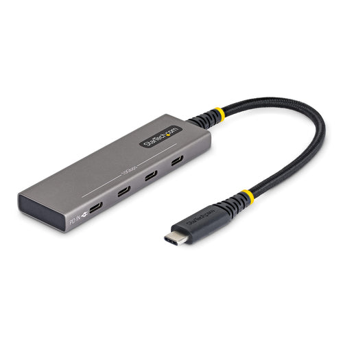 4-PORT USB-C HUB 10GBPS - 100W PD CHARGING 4X USB-C PORTS