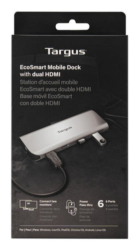 USB-C ALT MODE DUAL HDMI 4KMOBI LE DOCK W140W EPR PASSTHRU SDREADER
