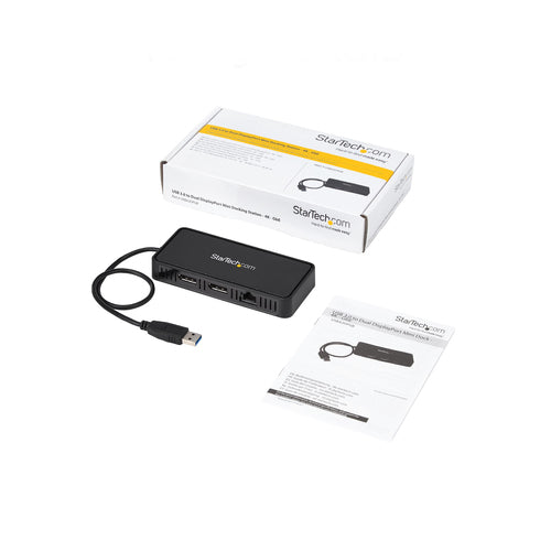 USB 3.0 MINI DOCK DUAL MONITOR DOCKING STATION