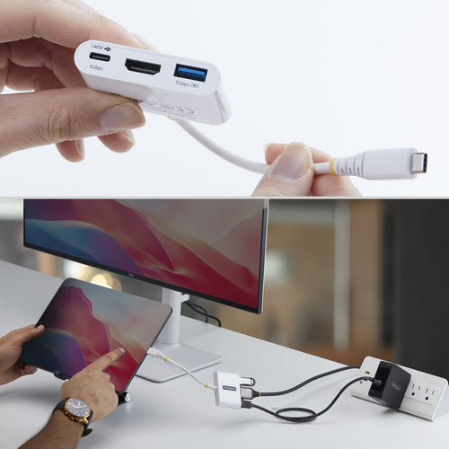 USB-C TO HDMI MULTIPORT HUB - 140W CHARGING 4K 60HZ USB 5GBPS