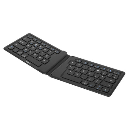FOLDABLE ERGONOMIC KEYB WITH ANTIMICROBIAL DEFENSEGUARD BLK