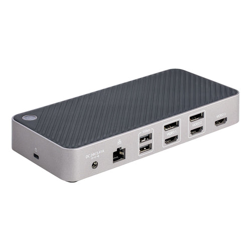 USB-C TRIPLE MONITOR DOCKING STATION 2XHDMI AND/OR DP GBE
