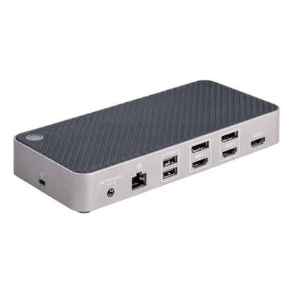 USB-C TRIPLE MONITOR DOCKING STATION 2XHDMI AND/OR DP GBE