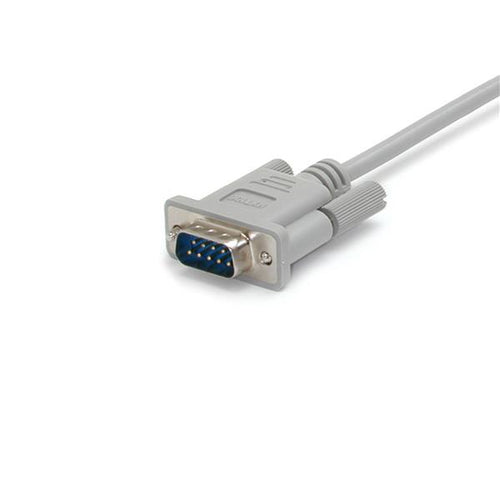 15FT VGA MONITOR NULL MODEM SERIAL CABLE DB9 M/F