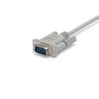 15FT VGA MONITOR NULL MODEM SERIAL CABLE DB9 M/F