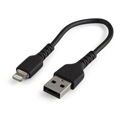 6IN HEAVY DUTY USB TO LIGHTNING CABLE IPHONE/IPAD CHARGING CORD