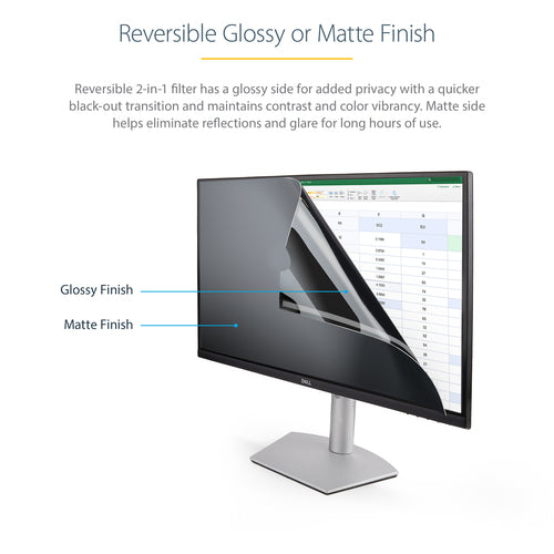 22 MONITOR PRIVACY FILTER - COMPUTER PRIVACY SCREEN/PROTECTOR